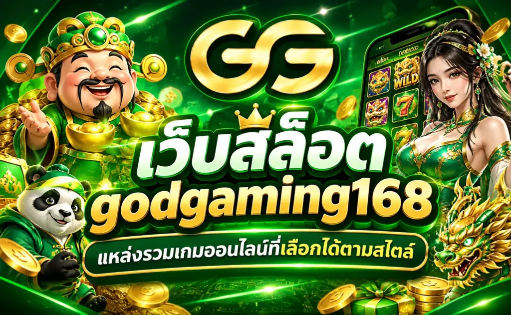 เว็บสล็อต godgaming168 แหล่งรวมเกมออนไลน์ที่เลือกได้ตามสไตล์